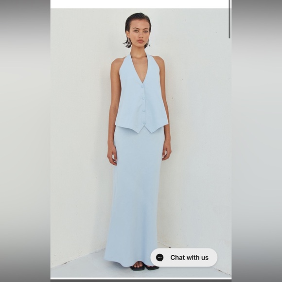 Seven Wonders Dresses & Skirts - Brioni Linen Maxi Skirt and one back Vest